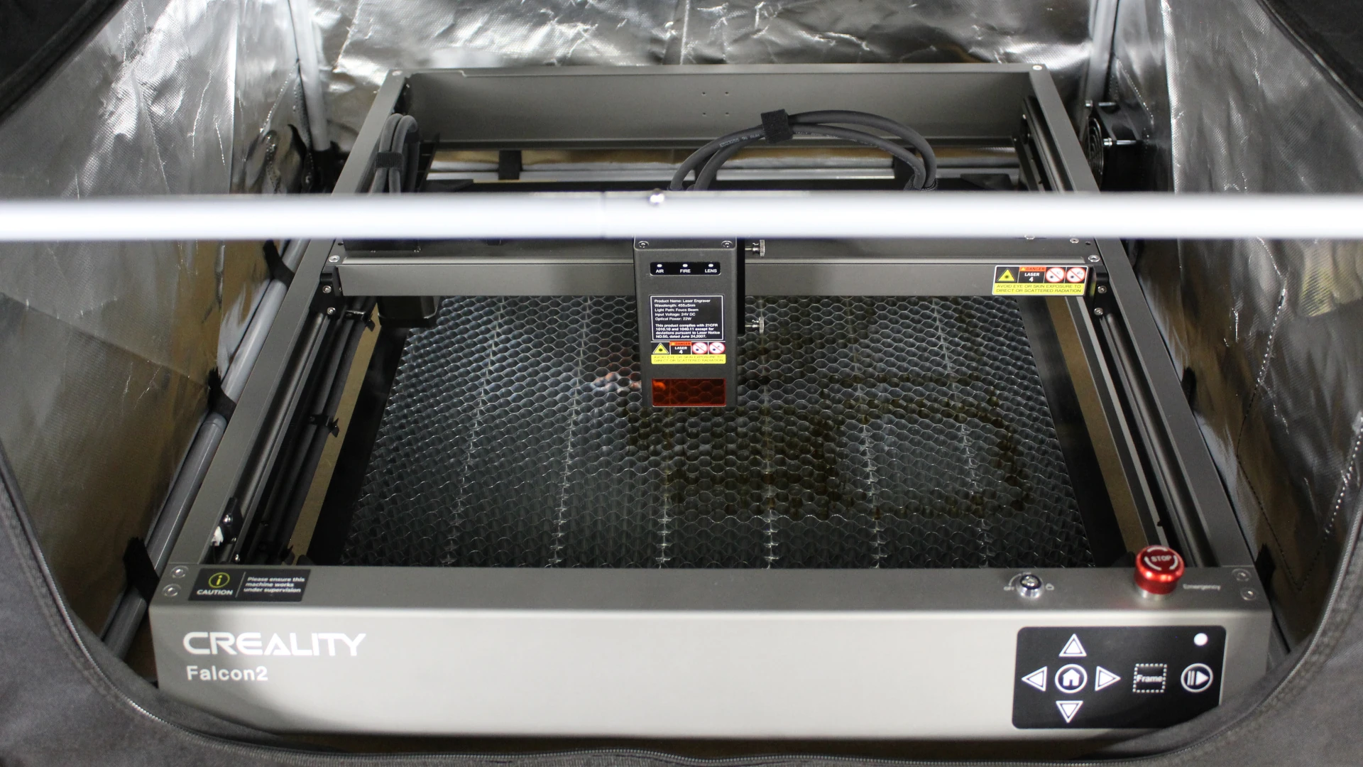 Creality Falcon2 laser engraver enclosure pro - Image 2